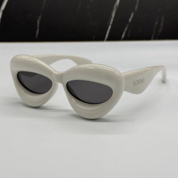 NEW LW40097I 20A LOEWE SUNGLASSES WOMEN LIGHT GREY EYEWEAR LOEWE - Picture 5 of 12